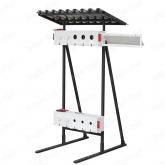 Мишенная установка для биатлона стойка/лежка, с крышей