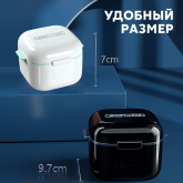 Контейнер для зубных протезов и брекетов.