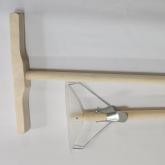 Швабра деревянная, швабра-лентяйка Тряпкодержатель ТД.1.00.000 тряпкодержатель( пластиковое основание и металлический держатель) Размеры: 195мм*37мм*1200 мм.