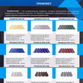 ПРОФЛИСТ - доступные  модели.