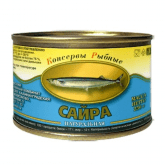 Сайра тихоокеанская натуральная и с добавлением масла