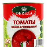 Томаты целые очищенные в собственном соку, Масса нетто/сухой вес: 2950 гр/1760 гр