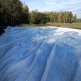 Силосная пленка черно-белая толщиной 120мкм