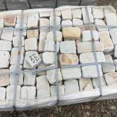 Брусчатка бело-желтая песчаник