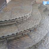 Камень Рыбка серо-зеленый песчаник