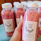 Соль с шиммером и запах розы