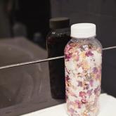 Бутылочка 400 грамм, соль с сухоцветом розы