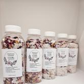 Соль для ванны с сухоцветом розы