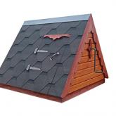 домик на колодец с гибкой кровлей