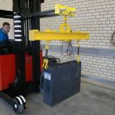 Траверса ЛЦ-1,6т-0,655м-0,835м-1,22м для замены аккумуляторов вилочного погрузчика