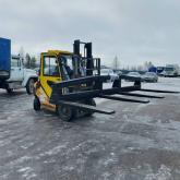 Съёмное грузозахватное приспособление Захват вилочный ЗВ4-5,0т 3,6м х 1,19м вилы [125х50] 2024 предназначено для подъема и перемещения грузов массой до 5000кг при работе на вилочном погрузчике с сечением вил не более 125х50мм.