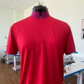 футболки мужские в четырех расцветках (белый, красный, зеленый, синий), размеры 48, 50, 52. Цена розница 1500р, оптовая от 48 шт — 750р