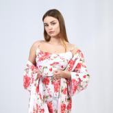 комплект сорочка+халат, в десяти расцветках. Ткань нежная и приятная к телу, регулируемые бретели на сорочке, на халате петелька для вешалки, ровный шов, каждая единица товара в индивидуальной упаковке. Цена розница — 2500р, опт от 30 комплектов — 1500р. Размеры: 42−44, 46−48, 50−52.