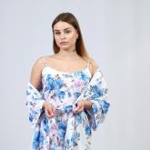 комплект сорочка+халат, в десяти расцветках. Ткань нежная и приятная к телу, регулируемые бретели на сорочке, на халате петелька для вешалки, ровный шов, каждая единица товара в индивидуальной упаковке. Цена розница — 2500р, опт от 30 комплектов — 1500р. Размеры: 42−44, 46−48, 50−52.