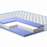 Матрас Catalonia - Беспружинный матрас высотой 20 см. В качестве основных наполнителей применены Biofoam 10 см и FoamActive по 4 см с каждой стороны. Данная модель имеет одинаковую среднюю жесткость с двух сторон. Вязкоупругий материал FoamActive обеспечивает анатомическую поддержку и на долго сохраняет первоначальные свойства матраса. 