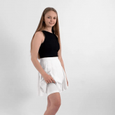 Шорты-велосипедки белые