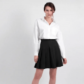 Школьная мини-юбка черная