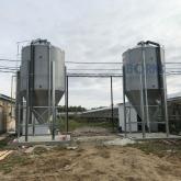 Монтаж оборудования для напольного сооружения птицы