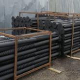 Многовитковые окрашенные сваи с приваренным фланцем