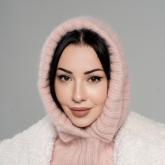 Женский вязаный капор P/440_Казань_V_1244