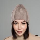 Женская вязаная шапка P/1077_Латиса_V-3306