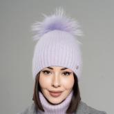 Женская вязаная шапка P/403_Джанет_V-371/10