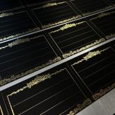 Таблички с разметкой для букв 