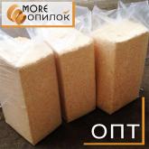 Производство и поставка опилок и хвойной стружки в брикетах.