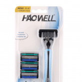 Cтанок бритвенный 4 картриджа с 5 лезвиями.