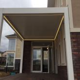 Пергола биоклиматическая. Частный дом.