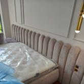 Мягкая стеновая панель и кровать