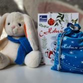 Новогодний подарок с символом года Зайцем