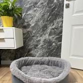 Лежанка Краш серая