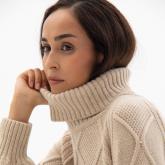 платье из 100% кашемира