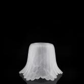 Плафон Снежинка, белый алебастр, цоколь Е27