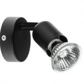 Спот настенный накладной выполнен в современном стиле Минимализм и Техно. Для светильника подойдут светодиодные лампы с цоколем GU10. Технические характеристики: Напряжение, V:220 Частота сети, Гц:50 Цоколь: GU10 Рекомендуемый тип лампы: GU10 LED max 50 Вт Источник света: светодиодная лампа Дополнительные характеристики Наличие поворотного механизма: да Степень пылевлагозащиты: IP20 Диапазон рабочих температур:-20+40 Срок службы, год: 2