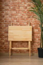 Столик складной придиванный балконный деревянный