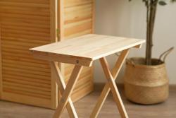 Столик складной придиванный балконный деревянный