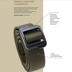 Брючные ремни  Хамелеон