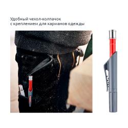 Специальное решение для нанесения повседневной маркировки в столярном деле и ремесленном производстве. Долговечный продукт благодаря защитному чехлу для хранения и прочному алюминиевому корпусу. Многоразовое использование благодаря заменяемым графитовым грифелям (различной твердости).
