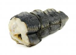 Белуга горячего копчения тушка в коже весовая