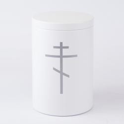 Урна для праха биоразлагаемая белая