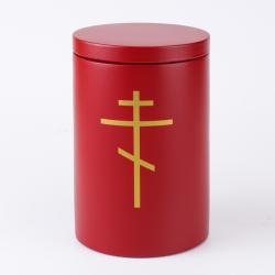 Урна для праха биоразлагаемая красная