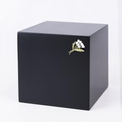 Урна для праха «Куб» черный матовый