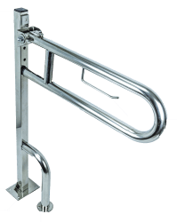 Поручень откидной с бумагодержателем