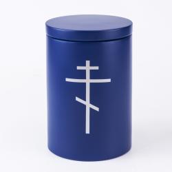 Урна для праха биоразлагаемая синяя
