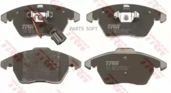 GDB1550 TRW Комплект тормозных колодок, дисковый тормоз