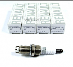 RENAULT 7700500168 RENAULT Свечa зажигания
