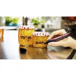 E-330#1 Маркер перманентный edding 330, скошенный наконечник, 1-5 мм Черный, (10 шт/уп)