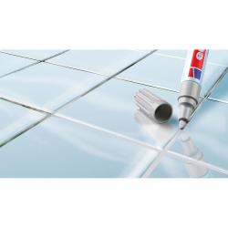 E-8200#1-B#49 Маркер для затирки плиточных швов edding 8200, круглый наконечник, 2-4 мм, блистер Белый, (10 шт/уп)